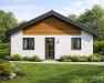  Easy Bungalow 84 - Rückansicht des Bungalows mit klarer Architektur und funktionalem Grundriss, optimale Raumnutzung auf einer Ebene