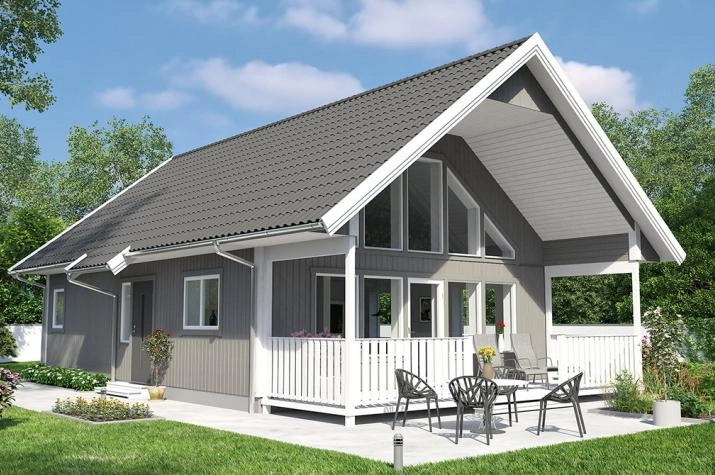 Ausbauhaus 134  Kaufpreis 160.580.-- € inkl. 19% MwSt. Panoramagiebel 