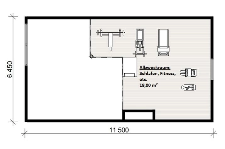 Grundriss Ausbauhaus 175 Kaufpreis 158.320.-- € inkl. 19% MwSt.