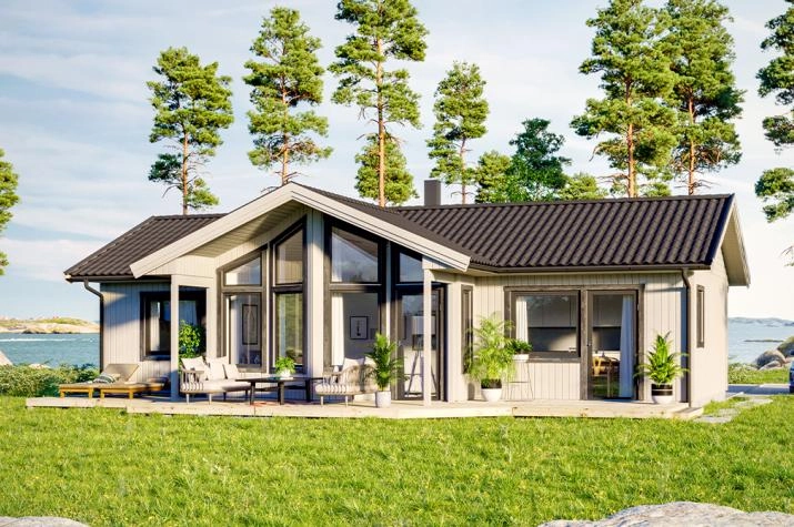 Ausbauhaus  90  Kaufpreis  127.600.-- € inkl. 19% MwSt. Panoramagiebel 