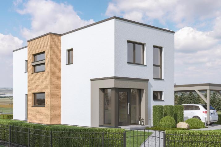 BALANCE 131 V3 - Traumhaus im Bauhaus-Stil mit Panorama-Erker in Küche und Bad BALANCE 131 V3 - Traumhaus im Bauhaus-Stil mit Panorama-Erker in Küche und Bad