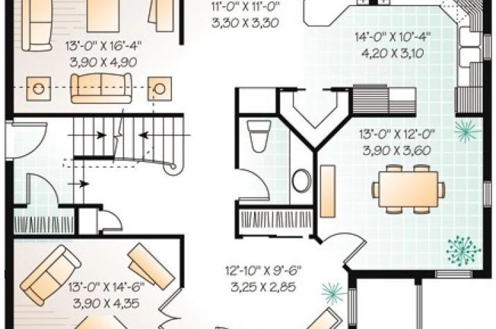 Grundriss Amerikanisches Haus