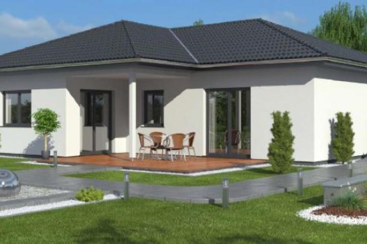 BUNGALOW Modell „99WD“, ab O.K. Bodenplatte - BUNGALOW Modell „99WD“, ab O.K. Bodenplatte -