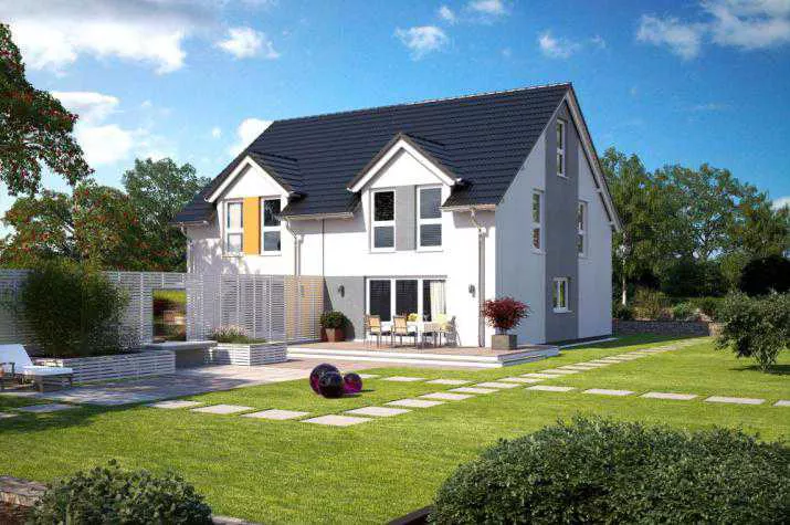 Reihenhaus, mit Satteldach, 117 m² Wohnfläche