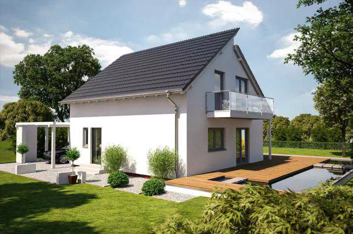 Bärenhaus Einfamilienhaus Esprit 125, Esprit 125 Eingang