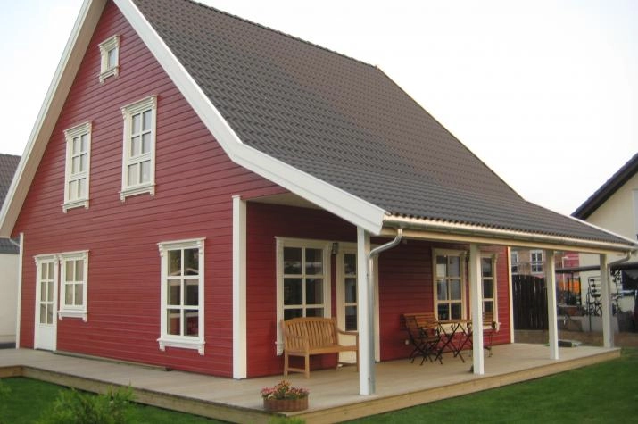 Amerikanisches Haus, mit Satteldach, 125 m² Wohnfläche