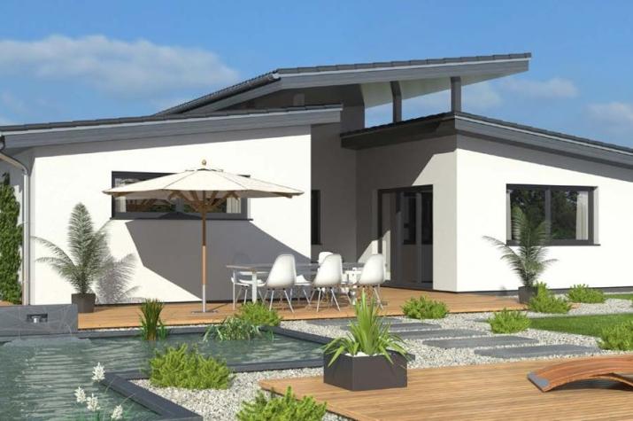 Bungalow 101 VPD - Drevo Fertigbau - Ansicht