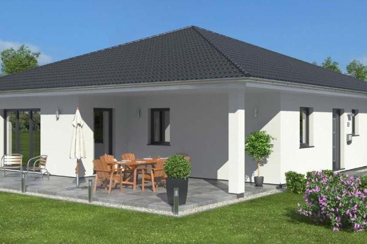 Bungalow 126 WD - Drevo Fertigbau - Ansicht Bungalow 126 WD - Drevo Fertigbau - Ansicht