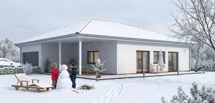Bungalow 157 WD - Drevo Fertigbau