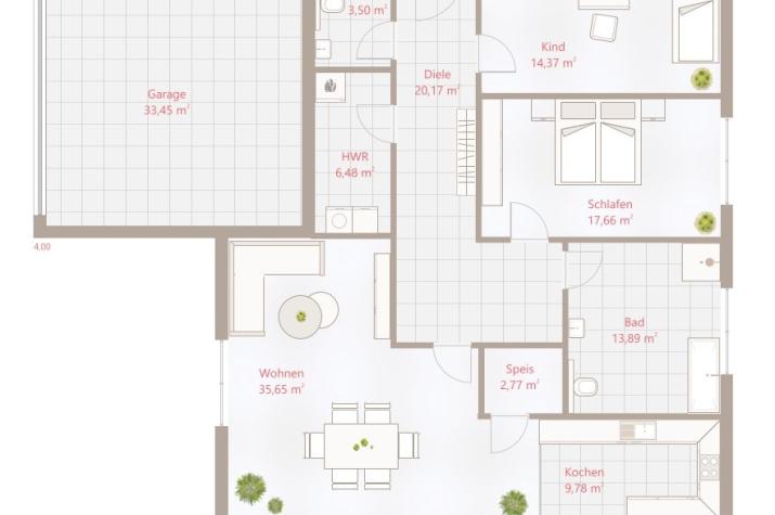 Bungalow 157 WD - Erdgeschoss Bungalow 157 WD - Erdgeschoss