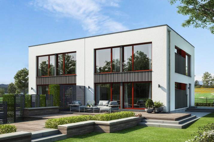 CELEBRATION 122 V6 L - Individuelles Doppelhaus mit lichtdurchflutetem Wohn-Essbereich CELEBRATION 122 V6 L - Individuelles Doppelhaus mit lichtdurchflutetem Wohn-Essbereich