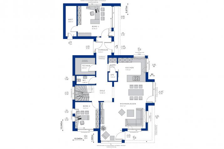 CONCEPT-M 166 Erfurt - Grundriss Erdgeschoss CONCEPT-M 166 Erfurt - Grundriss Erdgeschoss