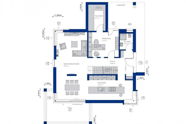 Grundriss CONCEPT-M 172 Köln, Grundriss Erdgeschoss