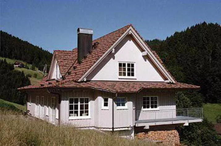 Passivhaus, mit Satteldach, 208 m² Wohnfläche