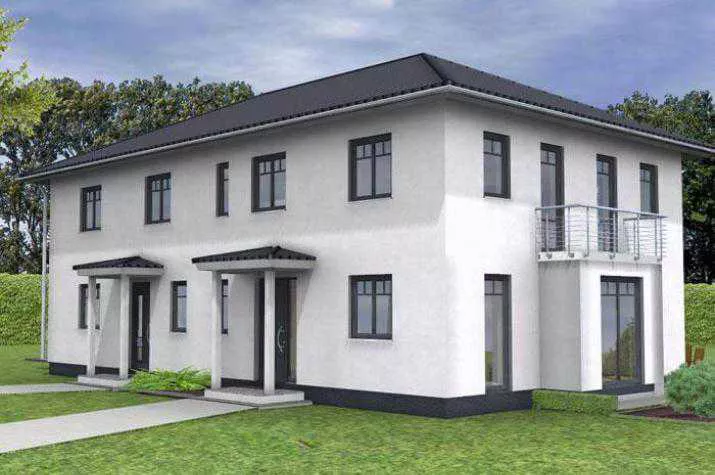 Geräumiges, zweigeschossiges Zweifamilienhaus der Firma Hauswerk GmbH