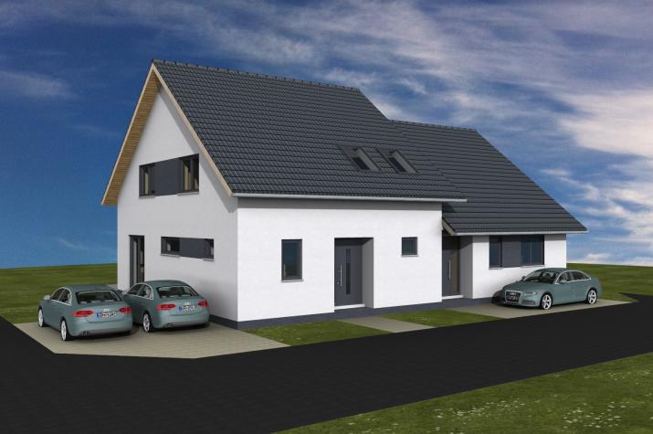 Doppelhaus Egelsbach - Doppelhaus- Eingang