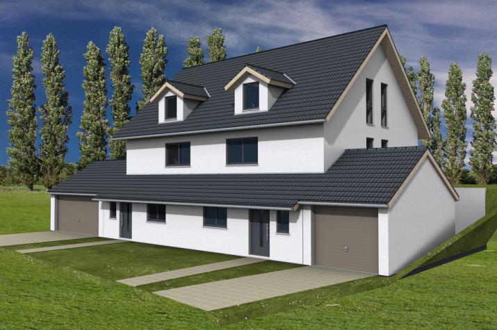 Doppelhaus Miltenberg - Doppelhaus am Hang Doppelhaus Miltenberg - Doppelhaus am Hang