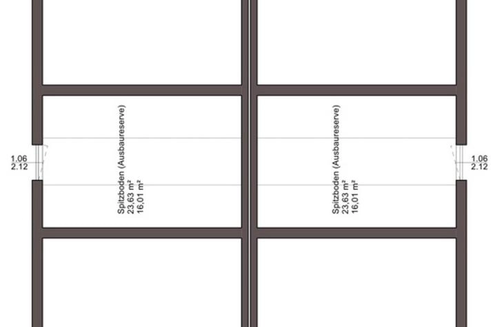 Grundriss Doppelhaushälfte