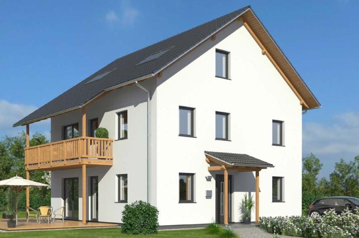 Dreifamilienhaus 233 SD - Drevo Fertigbau - Ansicht