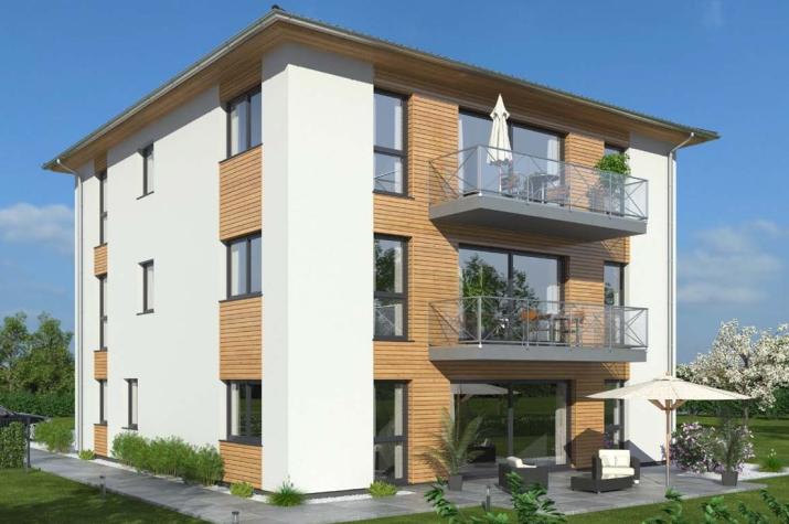 Dreifamilienhaus 377 WD - Drevo Fertigbau - Ansicht