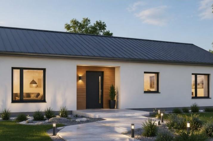 EASY Bungalow 92 ab OK/Bodenplatte - Eingangsbereich EASY Bungalow 92 ab OK/Bodenplatte - Eingangsbereich