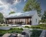 EASY Bungalow 92 ab OK/Bodenplatte - Terrassen Seite EASY Bungalow 92 ab OK/Bodenplatte - Terrassen Seite