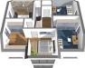EFH 165 - 40 - 125 - Dachgeschoss 3D