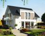 EVOLUTION 124 V2 - Klassisches Einfamilienhaus mit Pultdach-Zwerchgiebel XL und Balkon