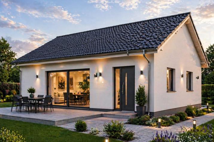 EasyHome Bungalow 80 - Terrassen Seite