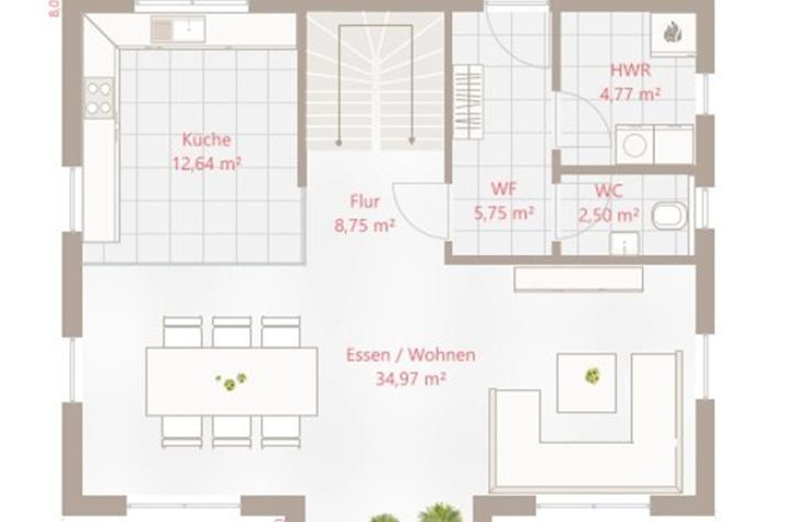 Einfamilienhaus 140 VPD - Drevo Fertigbau - Erdgeschoss Einfamilienhaus 140 VPD - Drevo Fertigbau - Erdgeschoss