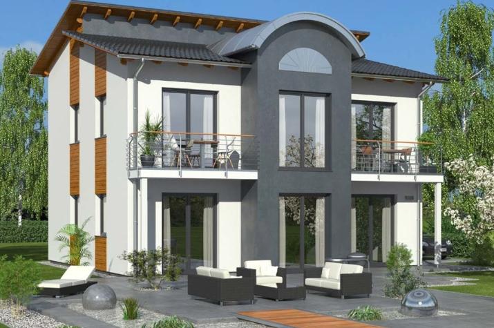 Einfamilienhaus 140 VPD - Drevo Fertigbau - Ansicht Einfamilienhaus 140 VPD - Drevo Fertigbau - Ansicht