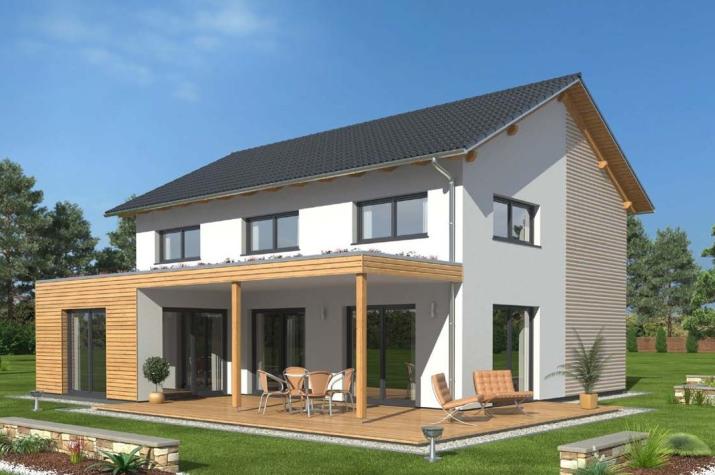 Einfamilienhaus 150 SD - Drevo Fertigbau - Ansicht