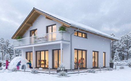 haus_mit_einliegerwohnung Einfamilienhaus 169 SD - Drevo Fertigbau