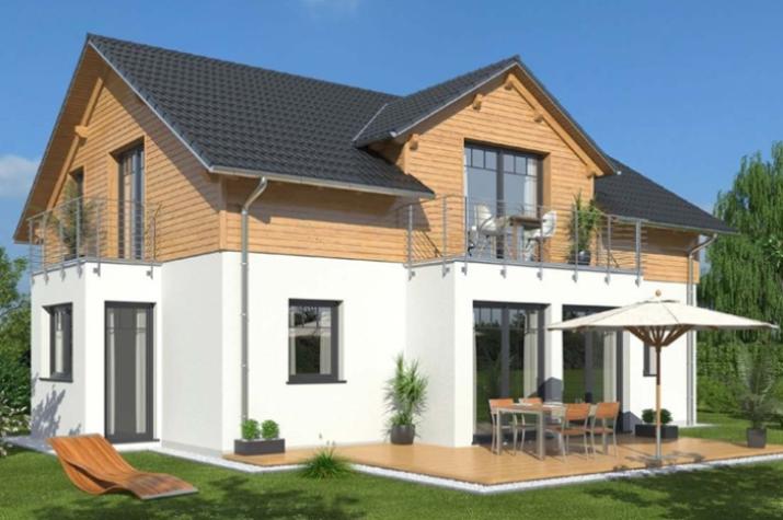 Einfamilienhaus 178 SD - Drevo Fertigbau - Ansicht