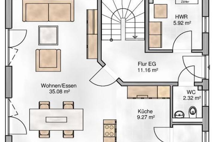 Einfamilienhaus Bozen - Grundriss EG Einfamilienhaus Bozen - Grundriss EG