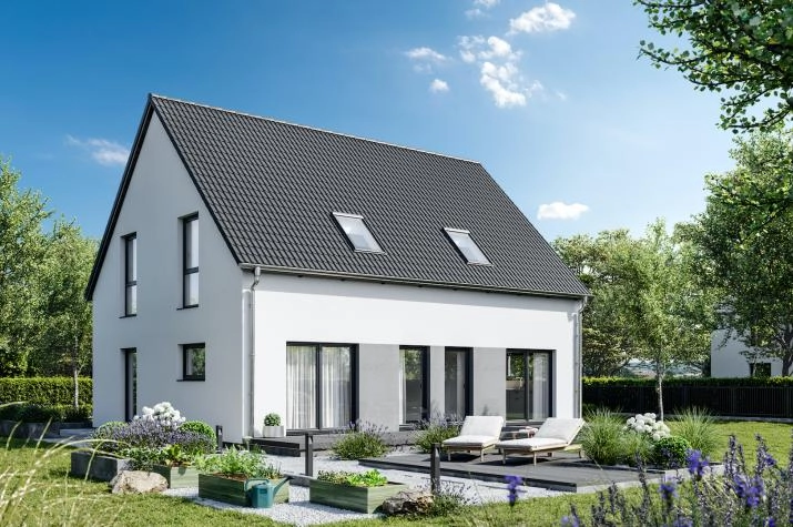 Designerhaus, mit Satteldach, 144 m² Wohnfläche