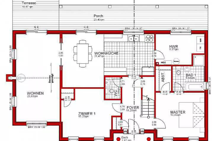 Grundriss GEORGE, GEORGE 1 Floor