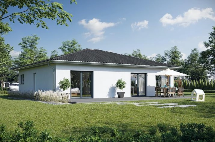 Bungalow, mit Walmdach, 111 m² Wohnfläche