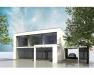 Haus EINSxl  -  Schön. Sauber. Gesund.  - Modernes Architektenhaus - Ansicht Garten