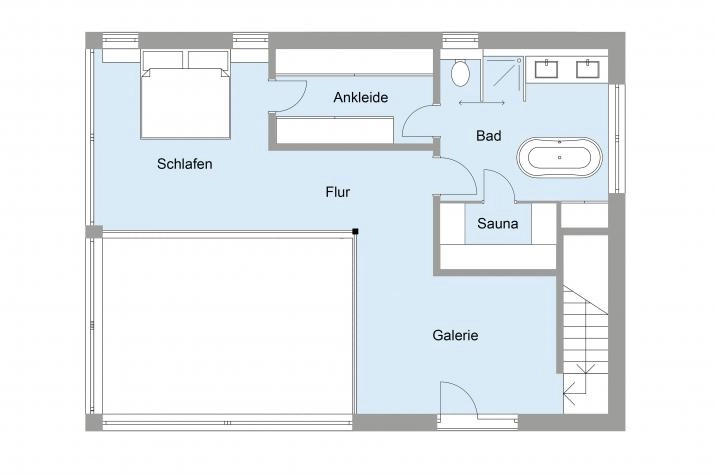 Grundriss Kaiser, Dachgeschoss