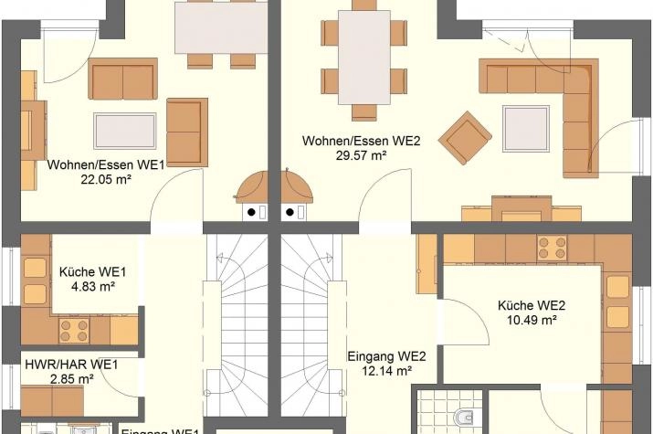 Grundriss bis 500.000 € mit 7 Zimmern, 195 m² Wohnfläche