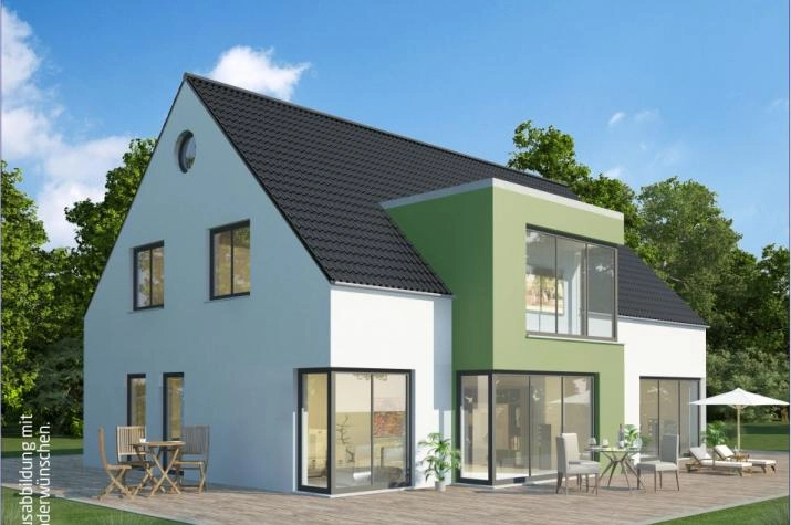 Haus mit Einliegerwohnung, mit Satteldach, 205 m² Wohnfläche