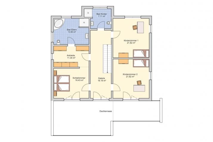 Matene - Modern & weitläufig, Obergeschoss