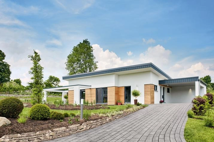 Nivelo - Wohnvielfalt auf einer Etage im modernen Bungalow