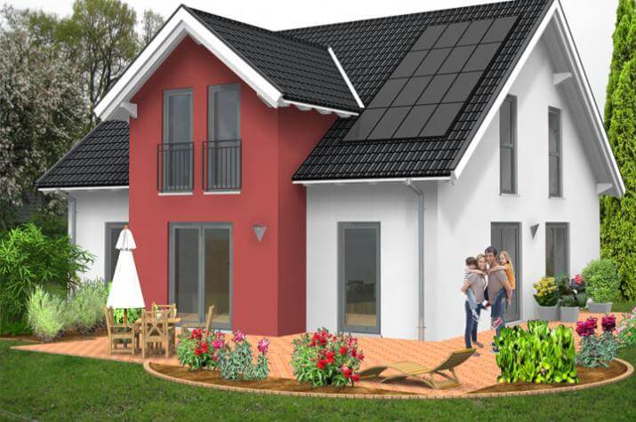 SATTELDACH HAUS DERNBACH 80-005 - Satteldach Haus Dernbach