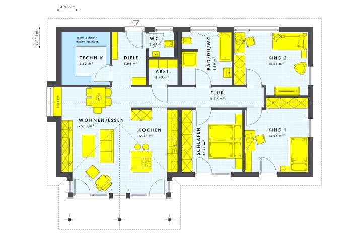 SOLUTION 110 V2 - Grundriss Erdgeschoss SOLUTION 110 V2 - Grundriss Erdgeschoss