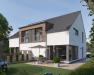 SOLUTION 124 L V2 - Urbanes Doppelhaus mit Zwerchgiebel und Panorama-Eckfenster