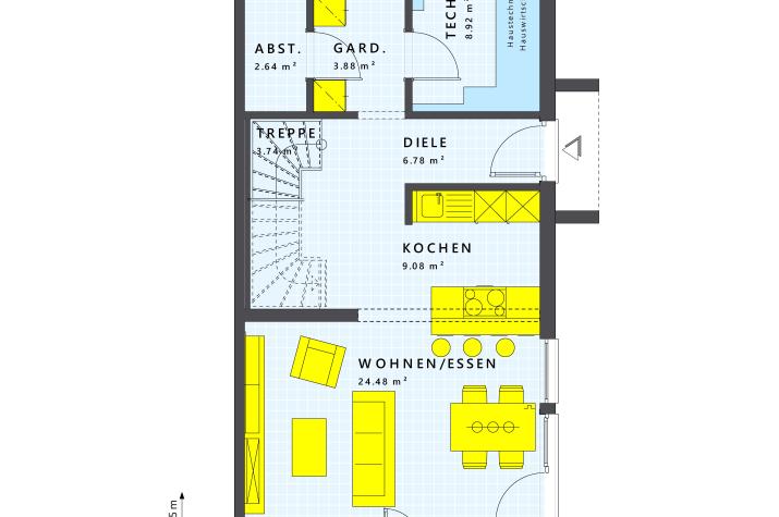 SOLUTION 125 XL V4 - Grundriss Erdgeschoss SOLUTION 125 XL V4 - Grundriss Erdgeschoss