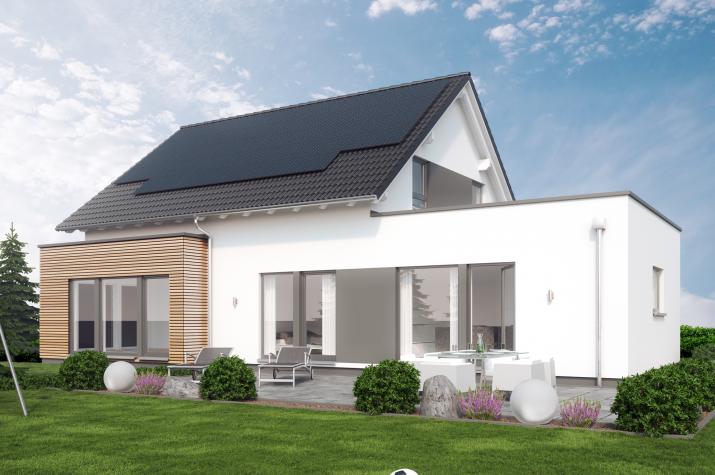 SOLUTION 183 V3 - Lichtdurchflutetes Wohnen in modernem Design mit hellem Übereck-Panorama-Erker