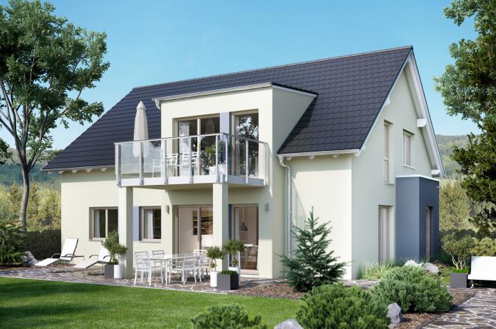 SOLUTION 204 V3 L - Raffiniertes Mehrgenerationenhaus mit Erker und Balkon